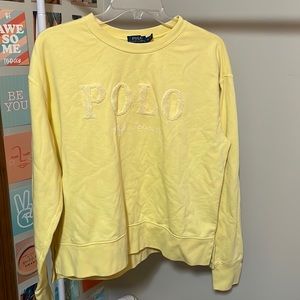 Polo crewneck -yellow